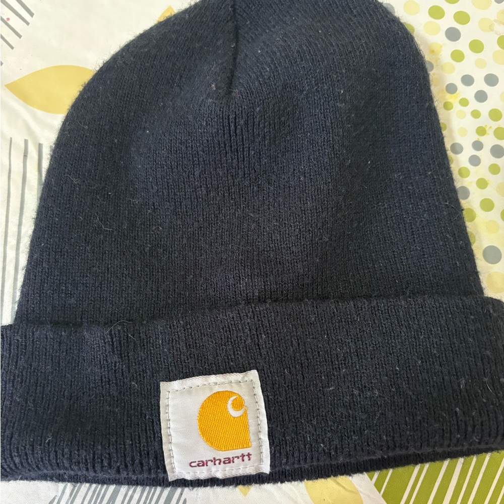 Carhartt Dark Blue Knit Beanie